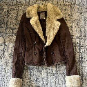 Beautiful furry brown jacket